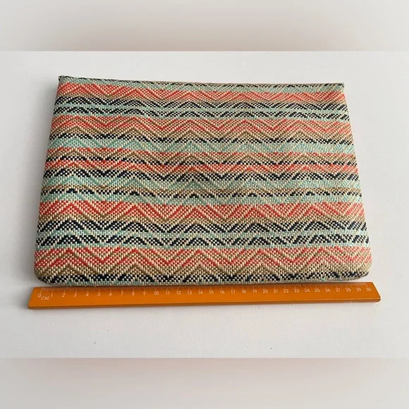 Kookai Multi Coloured Women’s Clutch Purse Bag Pre Owned Stain On Corner - Picture 9 of 15